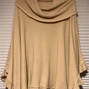 Ruffle-edged Poncho